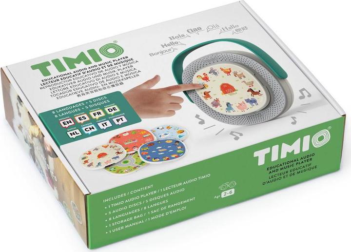 Immagine prodotto Timio Lettore audio (Portoghese, Italiano, Inglese, Tedesco, Multilingue, Cinese)