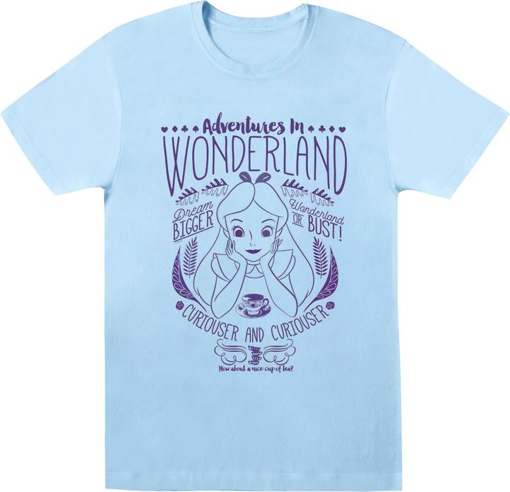 Immagine prodotto Disney Alice In Wonderland Adventures In Wonderland Maglietta Uomo (L)