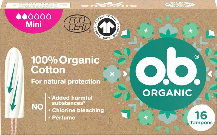 Produktbild o.b. Organic Mini Box (16 Stk) (16 x, Mini)