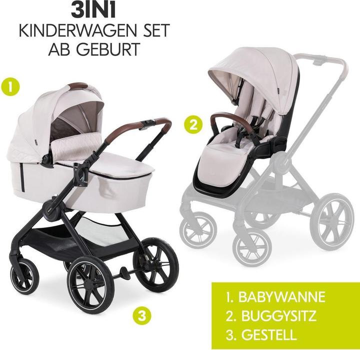Produktbild Hauck Kinderwagen 3 in 1 4in1 Kinderwagen-Set Walk N Care Trio Set