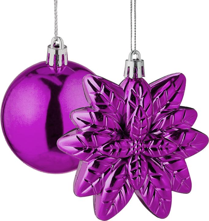 Actual product image Relaxdays 100-piece Christmas bauble set (100 -part)