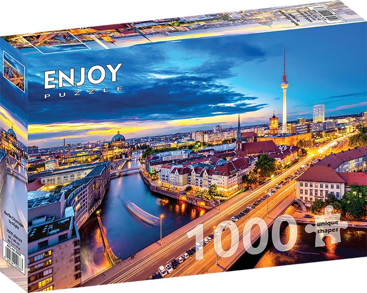 Actual product image Enjoy Puzzle ENJOY-2068 - Berlin Cityscape by Night, jigsaw puzzle, 1000 pieces (1000 pieces)