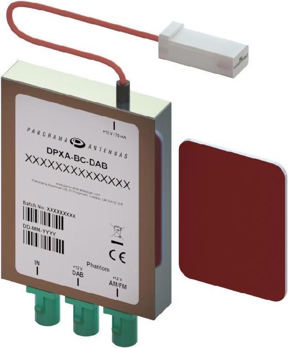 Produktbild Panorama Antennas DPXA-BC-DAB - Aktive AM/FM + DAB-Splittereinheit