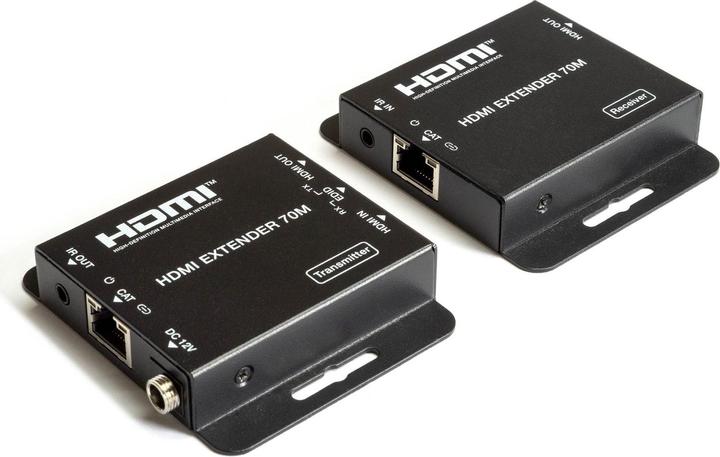 Produktbild FeinTech VME00110 HDMI over LAN Extender | 4K 30Hz | 70 m (Extender, CAT Extender)