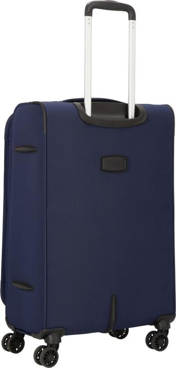Actual product image D&N Travel Line 9504 4-wheel trolley M 67 cm with expansion fold (67 l, M (50 - 90l))
