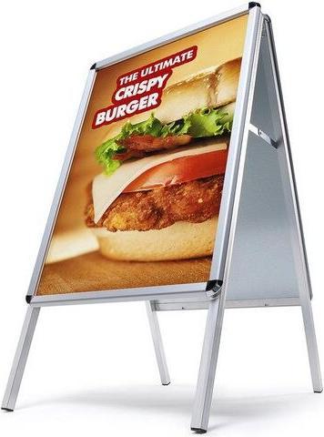 Produktbild Kundenstopper ZPA1R32MEVIK A-Board 32mm Foldable A1 Silver (A1)