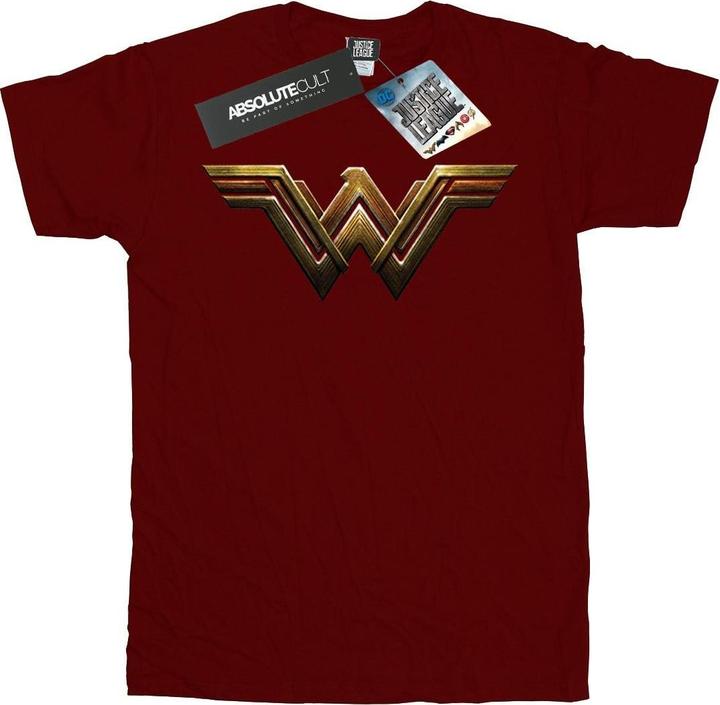 Actual product image Wonder Woman Girls Logo Cotton T-Shirt (116)