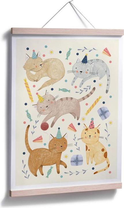 Image du produit Trenddeko Anniversaire du chat (80 x 100 cm)