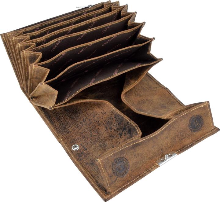 Immagine prodotto Greenburry Portafoglio vintage in pelle 17 cm