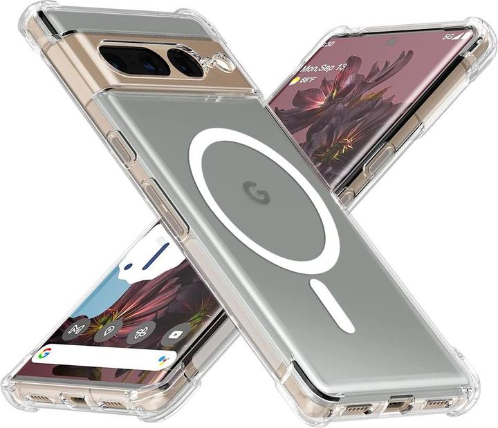 Produktbild Techsuit - Shockproof Clear Silicone MagSafe - Google Pixel 7 Pro - Clear (Google Pixel 7 Pro)
