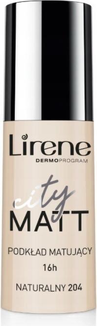 Image du produit Lirene City Matt Fluid Mating and Smoothing Face 204 Natural 30Ml