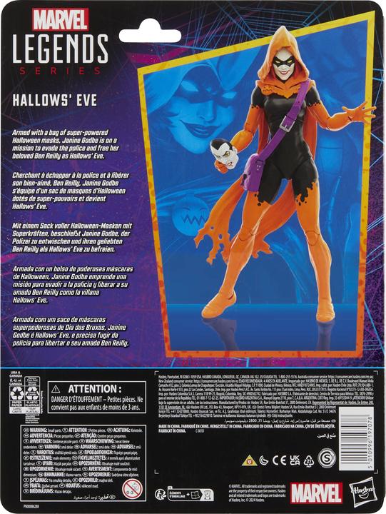 Actual product image Hasbro Spider-Man Comics Marvel Legends Action Figure Hallows' Eve 15 cm
