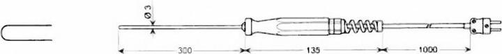 Actual product image Greisinger Immersion sensor GTF 1200/300 -200 (Measuring device case)