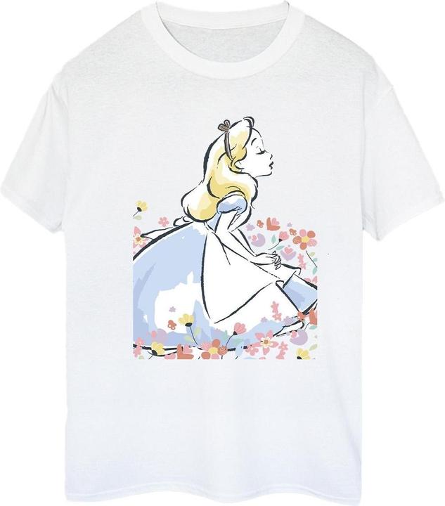 Produktbild Disney Alice In Wonderland Sketch Flowers TShirt (S)