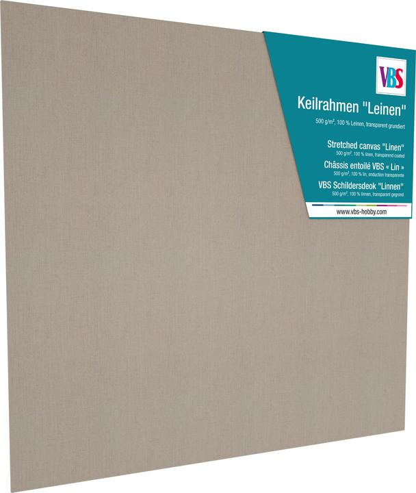 Actual product image VBS Stretcher frame "Linen fabric (30 x 30 cm)