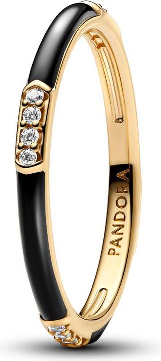 Actual product image Pandora ME Schwarze Emaille & Steine Ring (46)