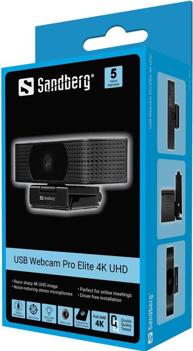 Produktbild Sandberg USB Webcam Pro Elite (8.30 Mpx)