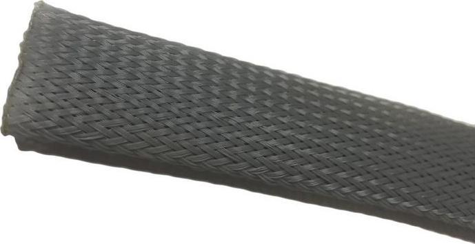 Actual product image Rs Pro Cable conduit grey PET for cable Ø 18mm to 34mm, length 10m Braided stretchable (Cable conduit, 15.60 cm)