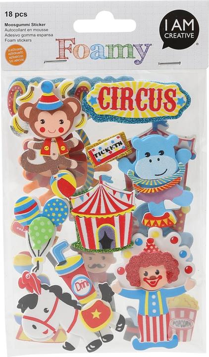 Actual product image I Am Creative Foam rubber shapes 3D