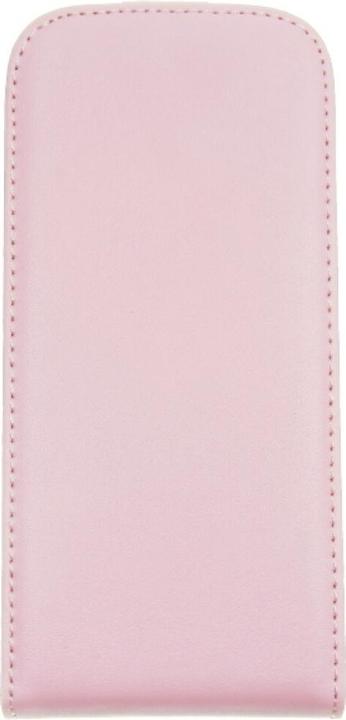 Actual product image OEM Slim Leather Flip Case HTC M8 mini pink (HTC One Mini 2)