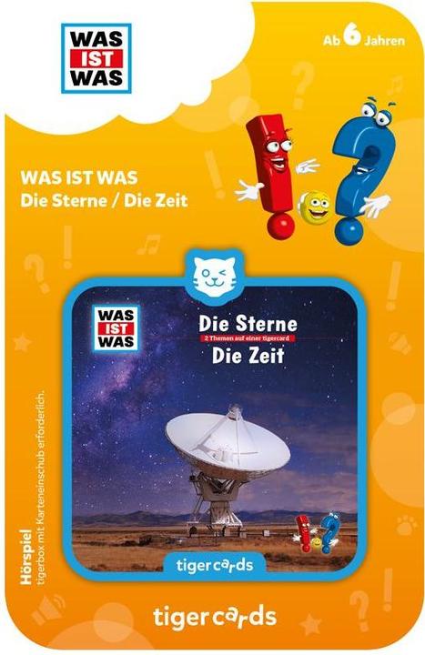 Produktbild Tigermedia Tigercard- Was ist was: Die Sterne/ Die Zeit (Deutsch)
