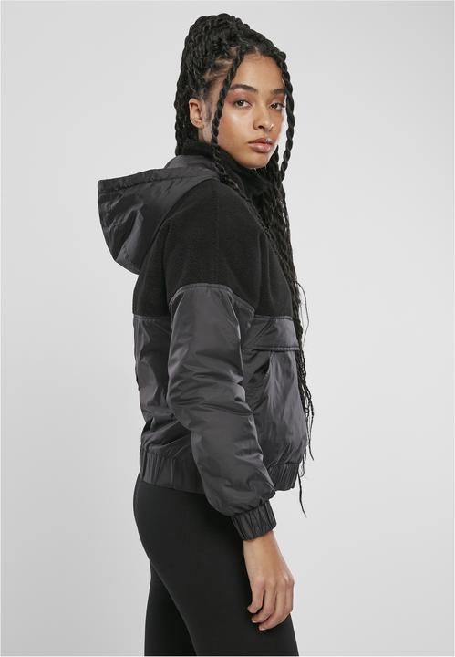 Produktbild Urban Classics Ladies Sherpa Mix Pull Over Jacket (S)