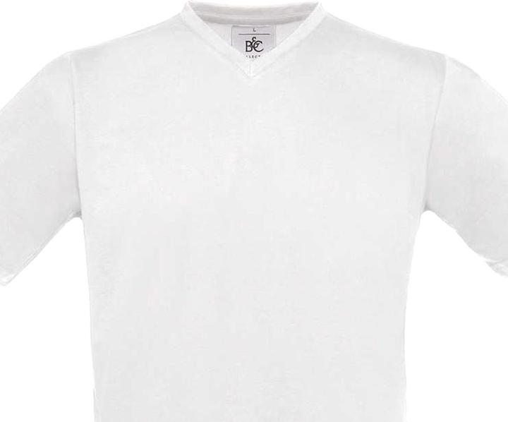 Actual product image B&C Mens Exact V Neck T-Shirt (XXL)