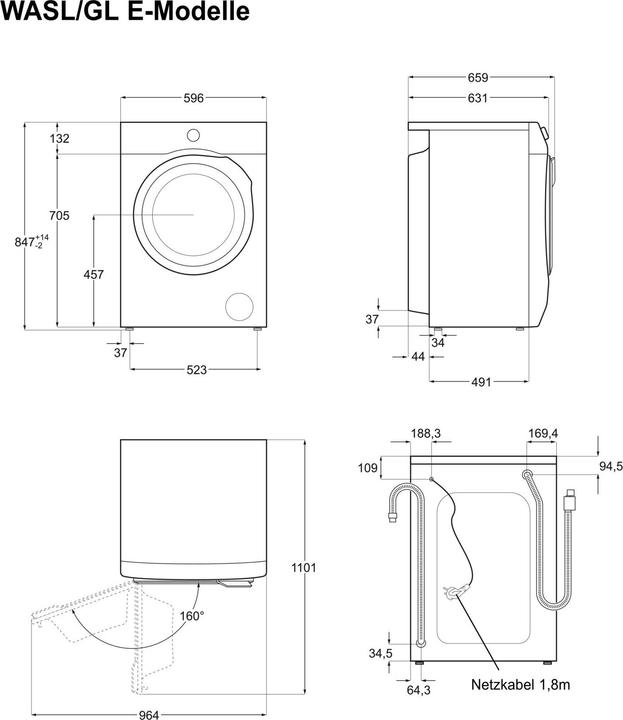 Produktbild Electrolux WASL2IE500 (10 kg, Links)