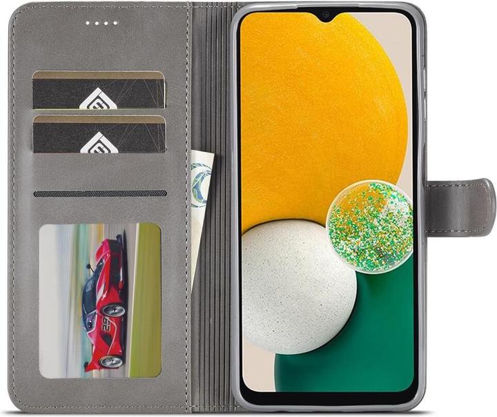 Actual product image LC.Imeeke Galaxy A15 - leather case grey (Samsung Galaxy A15)