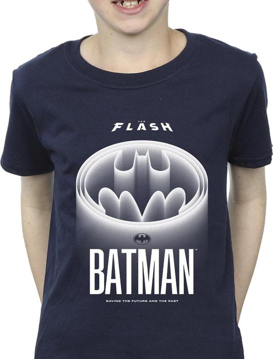 Actual product image Boys The Flash Batman White Logo T-Shirt (116)