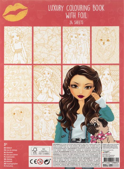 Image du produit Besties Cahier de coloriage de luxe avec film, A4, 24 feuilles