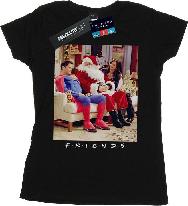 Friends Superman And Santa TShirt (L)