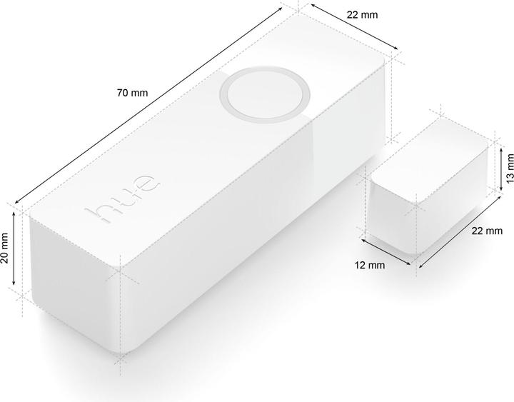 Image du produit Philips Hue Capteur de contact Secure, lot de 2