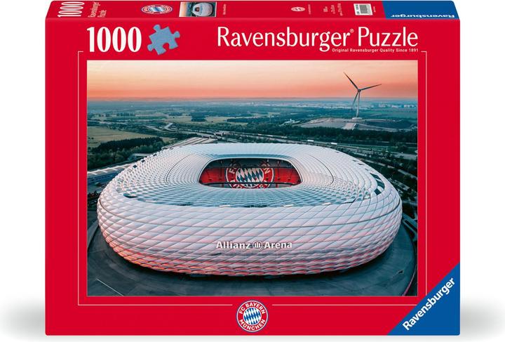 Actual product image Ravensburger Puzzle 12001252 - FC Bayern München - 1000 pieces FC Bayern Munich jigsaw puzzle for (1000 pieces)