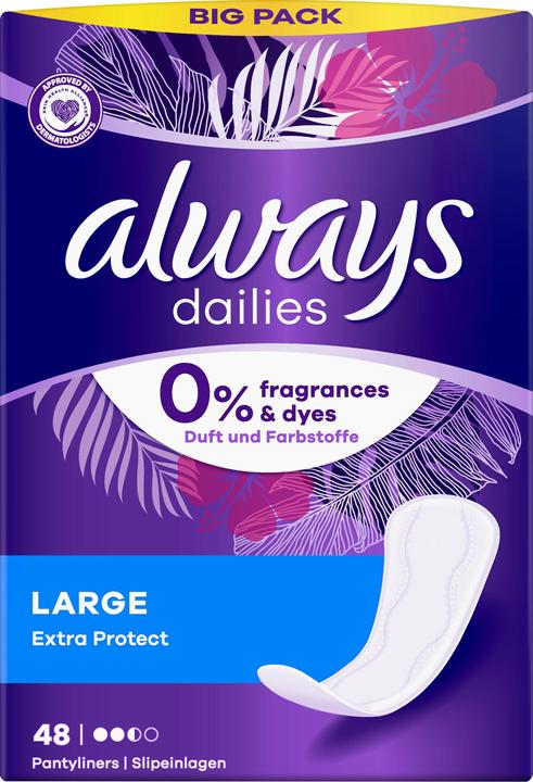 Always Dailies Extra Protect (48 x, Damenbinden)