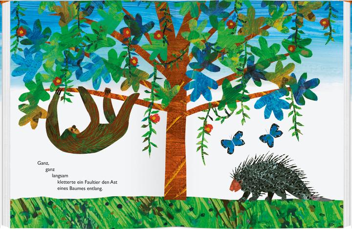 Produktbild Ganz, ganz langsam, sagte das Faultier (Deutsch, Jane Goodall, Eric Carle, 2022)