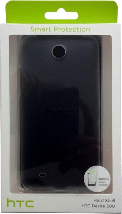 Actual product image HTC HC C920, Hard cover for Desire 300 - Transparent (HTC Desire 300)