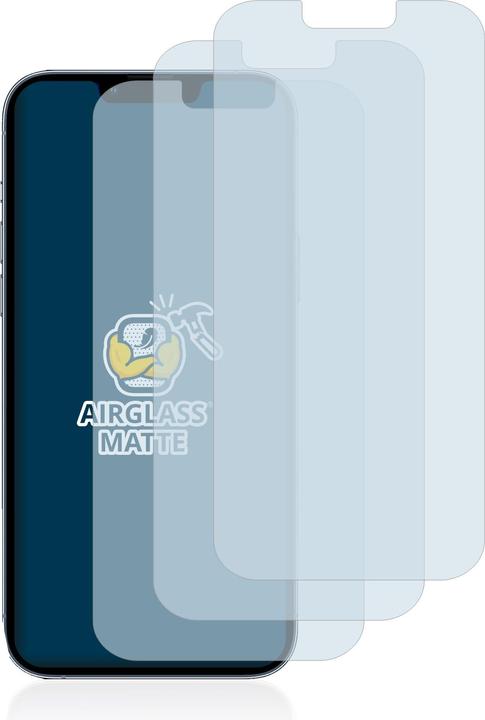Actual product image BROTECT AirGlass Glass Matte (3 Piece, Apple iPhone 13 Pro Max)