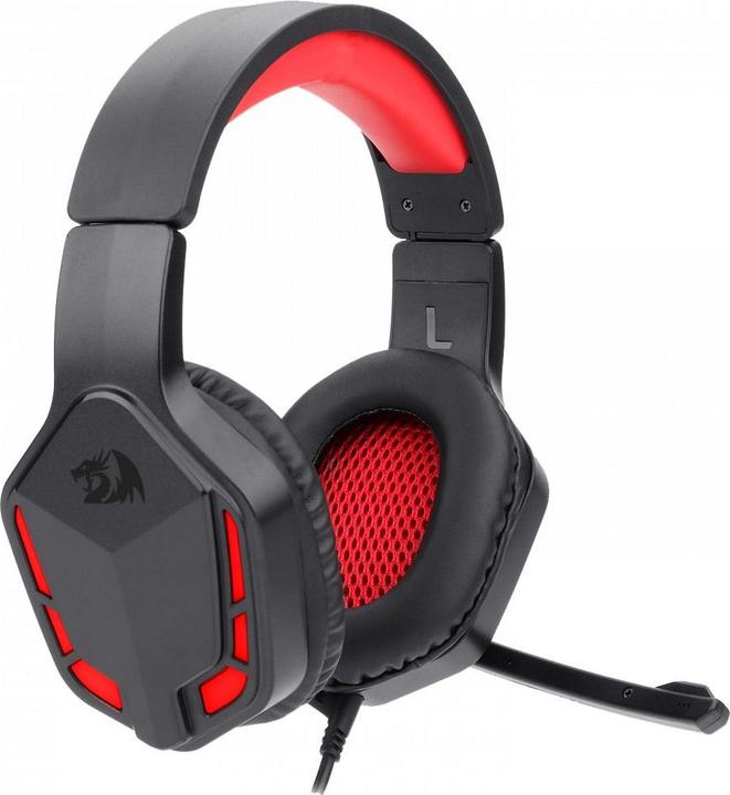 Produktbild Redragon H220-LED headphones/headset Wired Head-band Gaming USB Type-A Black, Red (Kabelgebunden)