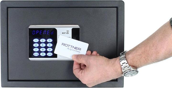 Produktbild Rottner Elektronik Möbeltresor RFID Lap Elektronikschloss anthrazit (26 l)