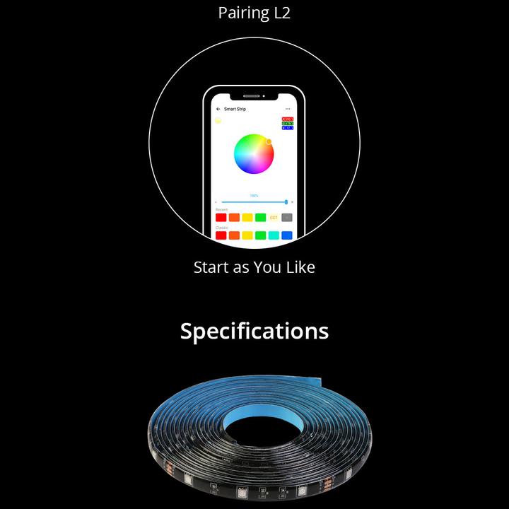 Produktbild Sonoff L2 Smart Led Light Strip 2m (RGB, 200 cm, Indoor)
