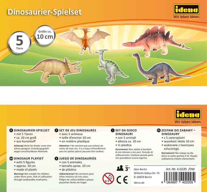 Immagine prodotto Idena Set di dinosauri