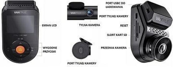 Immagine prodotto Vantrue Videoregistratore S1 PRO Sonnet (Display integrato, WiFi, Ricevitore GPS)