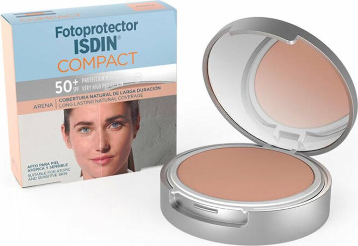 Immagine prodotto Isdin Fotoprotector Crema solare compatta senza olio SPF50+ 10g - Sabbia (Crema solare, SPF 50+, 10 ml, 10 g)