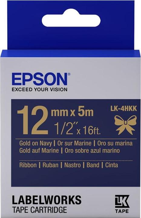 Epson Label Cassette Lk-4hkk (1.20 cm, Blue)