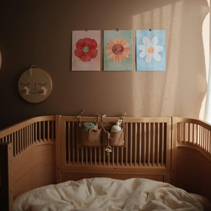 Actual product image Mushie Bed bag Rainbow