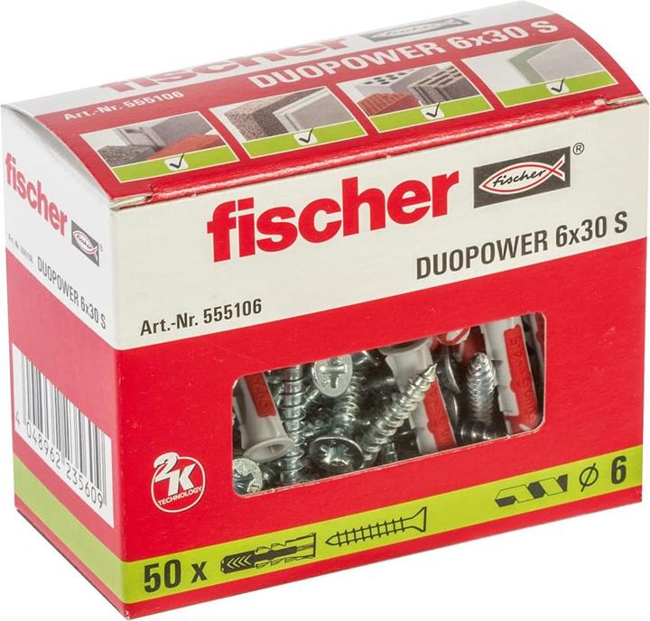 Actual product image Fischer 94626 Unidue UX 10X60 R WH NV (50 pcs.)