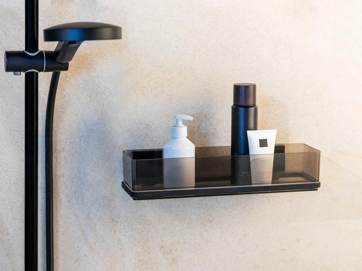 Image du produit Wenko Vacuum-Loc® Maxiablage Mod. Quadro Schwarz Befestigen ohne Bohren