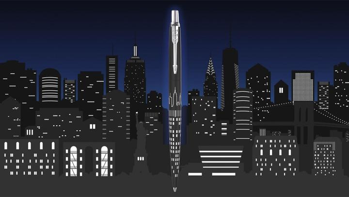 Produktbild Parker Pen Parker Jotter SE New York City Kugelschreiber M (Schwarz / Silber, 1 x)