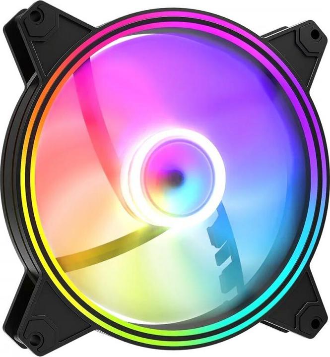Actual product image Modecom Volcano Apex 140 Argb Schwarz Reverse Fan (140 mm, 1 x)